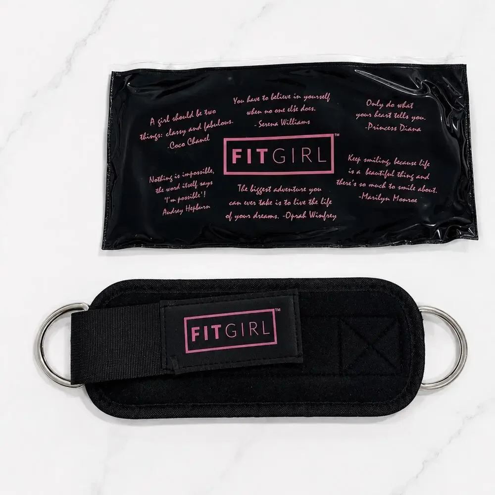 Yes4All Bar Pad + 5 Resistance Bands Set + FITGIRL Ankle Strap Bundle